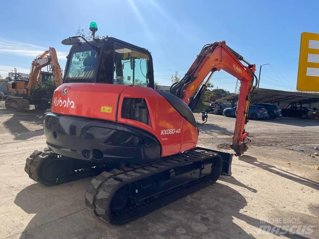 Kubota KX 080-4 Midi bagri 7t – 12t