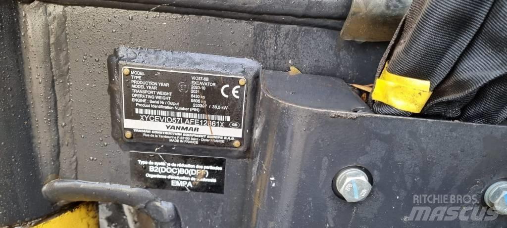 Yanmar Vio 57 Mini bagri <7t