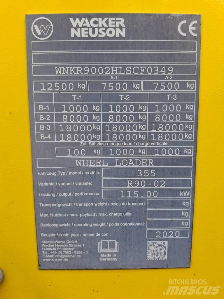 Wacker Neuson WL 95 Kolesni nakladalci