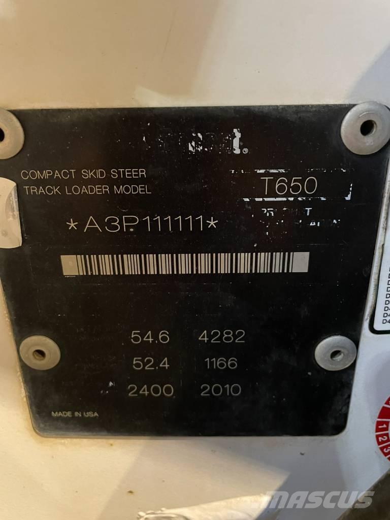 Bobcat T 650 Nakladalci goseničarji