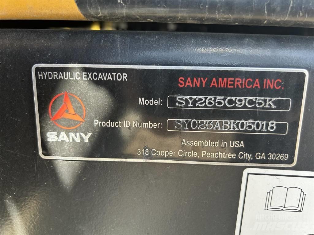 Sany SY265C Bagri goseničarji