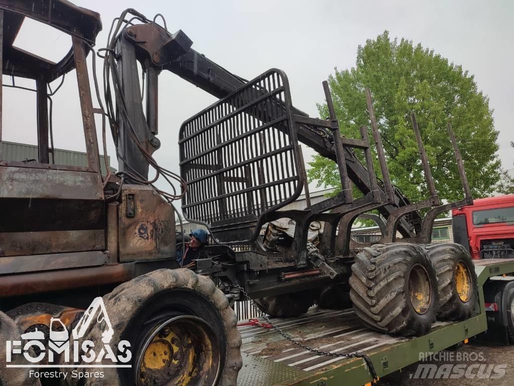 Timberjack 810B Podvozje in vzmetenje