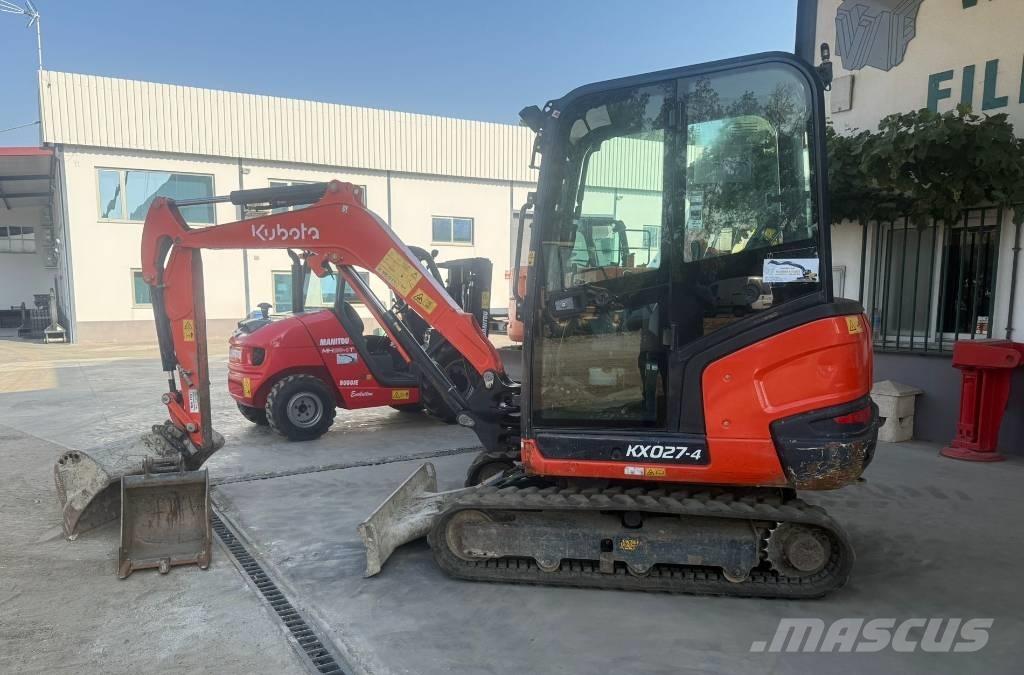Kubota KX 027-4 Mini bagri <7t
