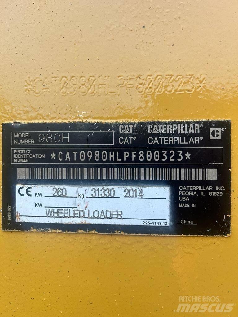 CAT 980H Kolesni nakladalci