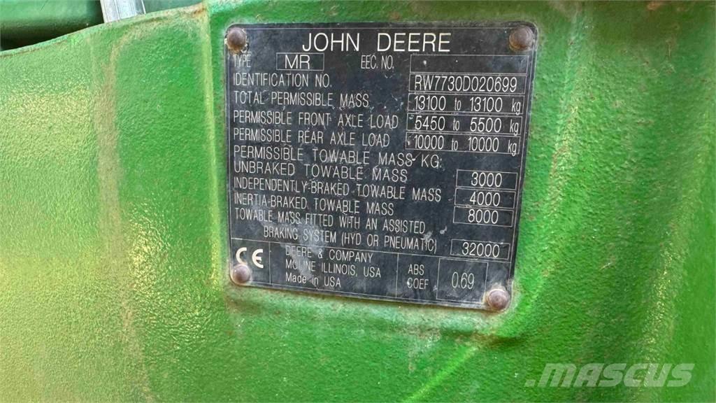 John Deere 7730 Traktorji