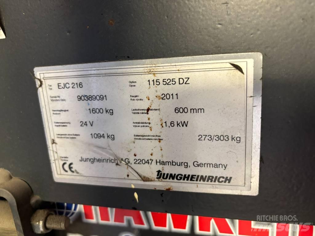 Jungheinrich EJC216 Ročni električni viličar