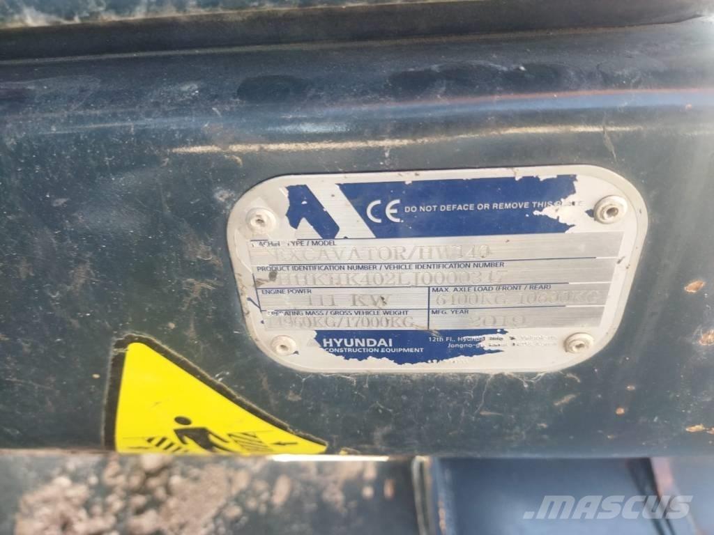 Hyundai HW 140 A Bagri na kolesih
