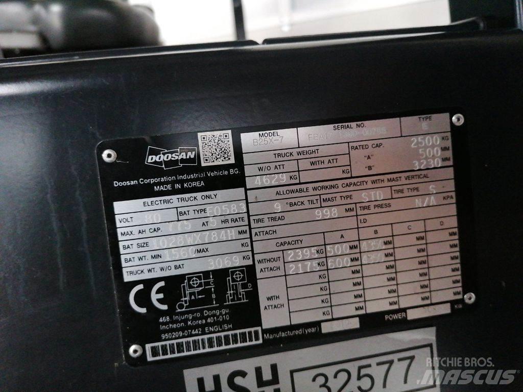 Doosan B25X-7 Električni viličarji