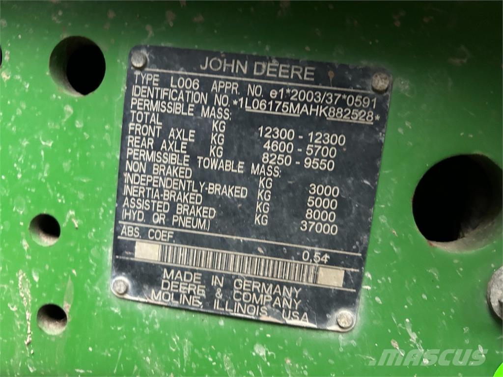 John Deere 6175M Traktorji