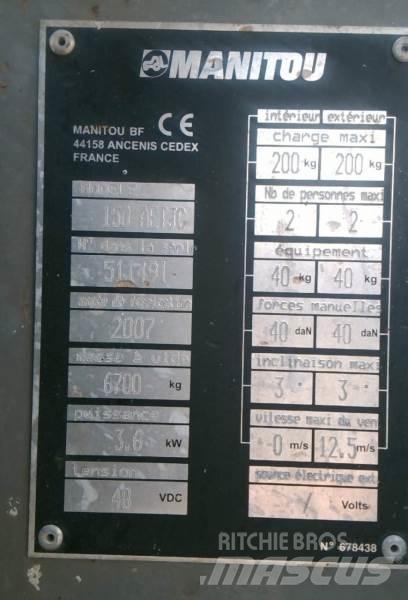 Manitou 150 AETJC Zglobne dvižne ploščadi
