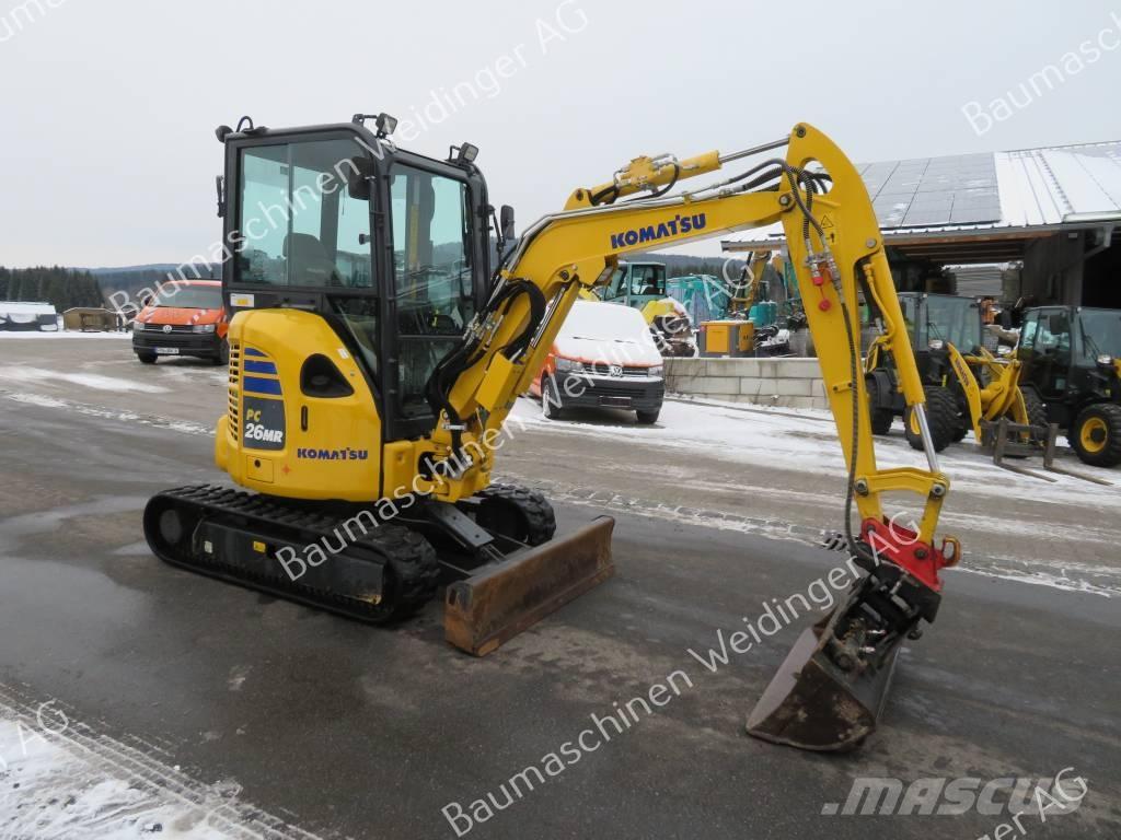 Komatsu PC 26 MR-5 Mini bagri <7t