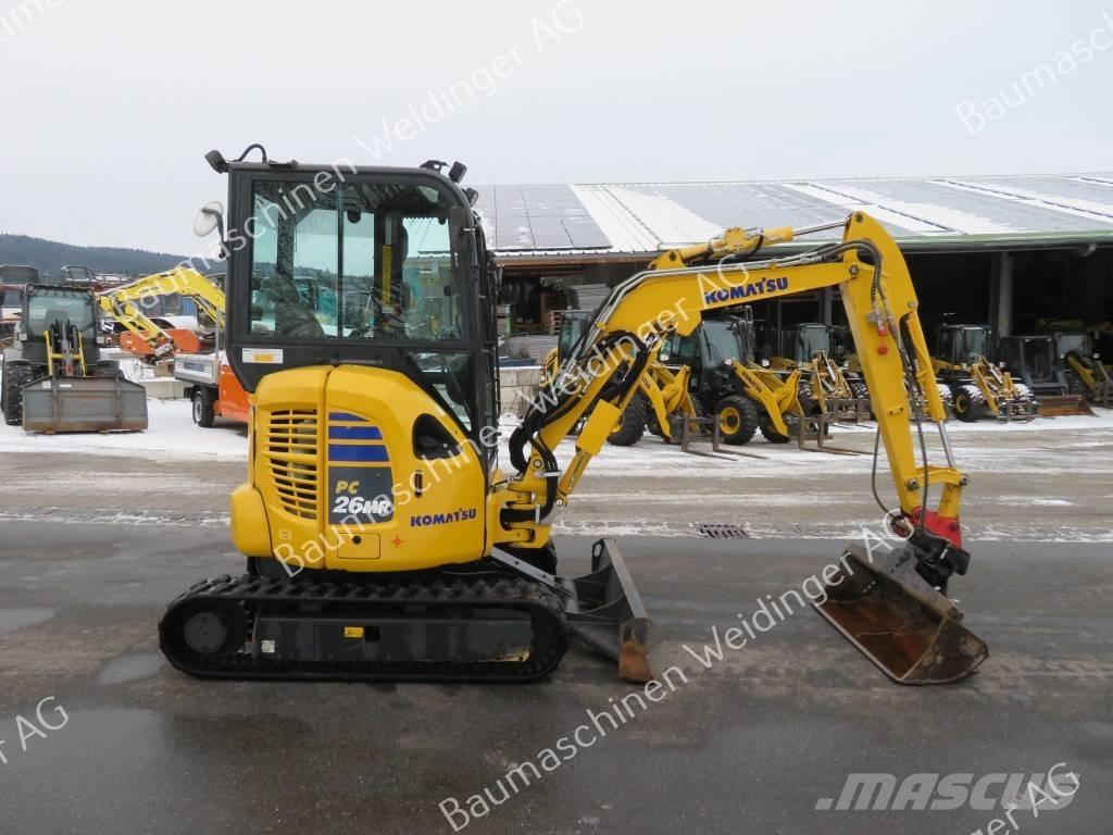 Komatsu PC 26 MR-5 Mini bagri <7t