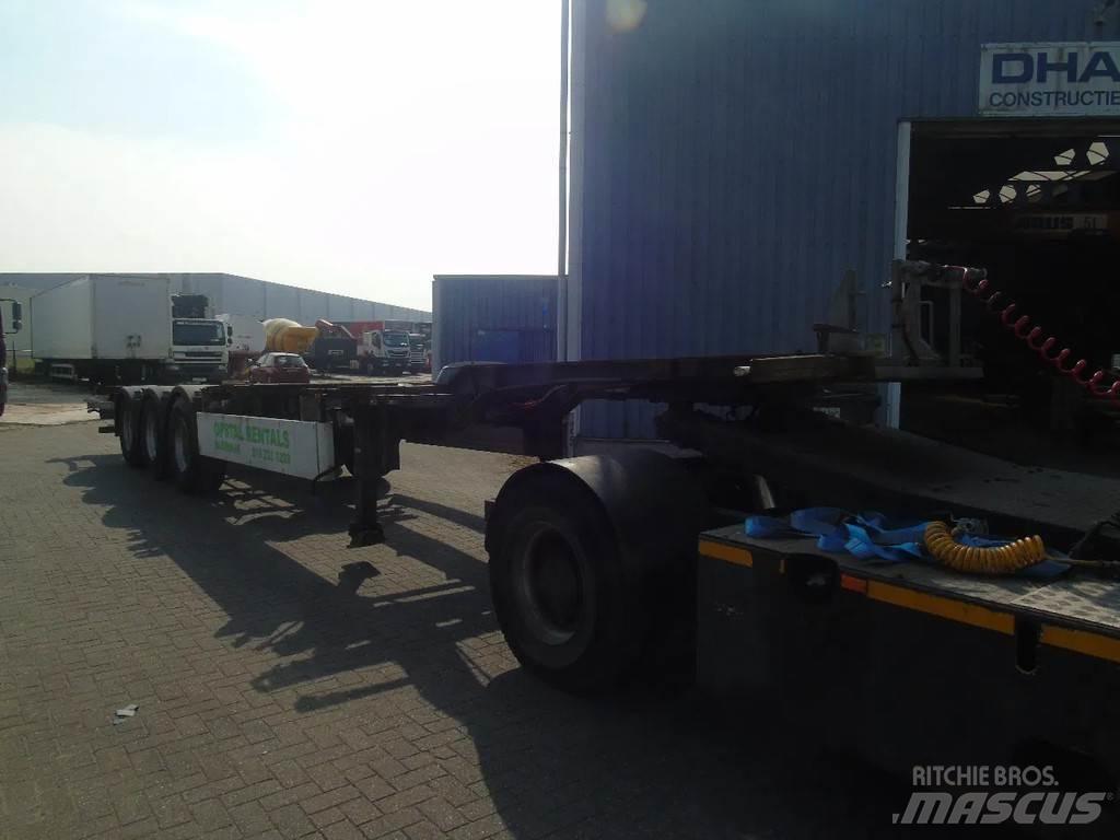 Pacton 3 AXLE Kontejnerske polprikolice