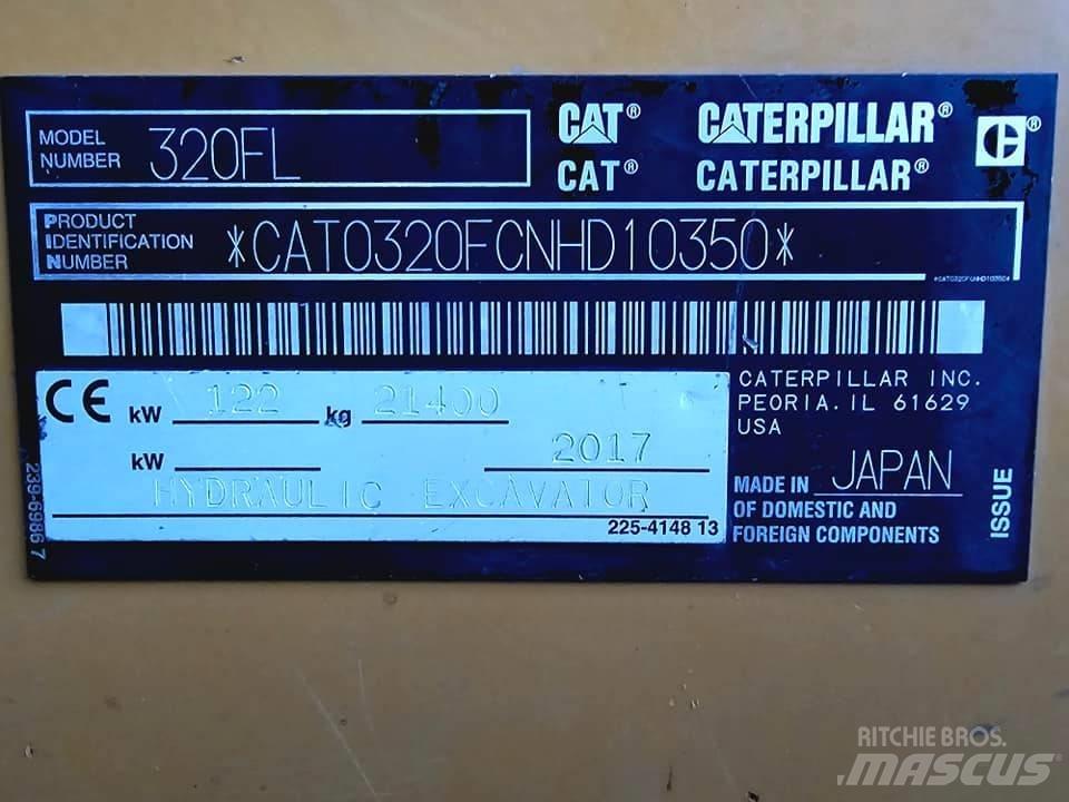 CAT 320 FL Bagri goseničarji