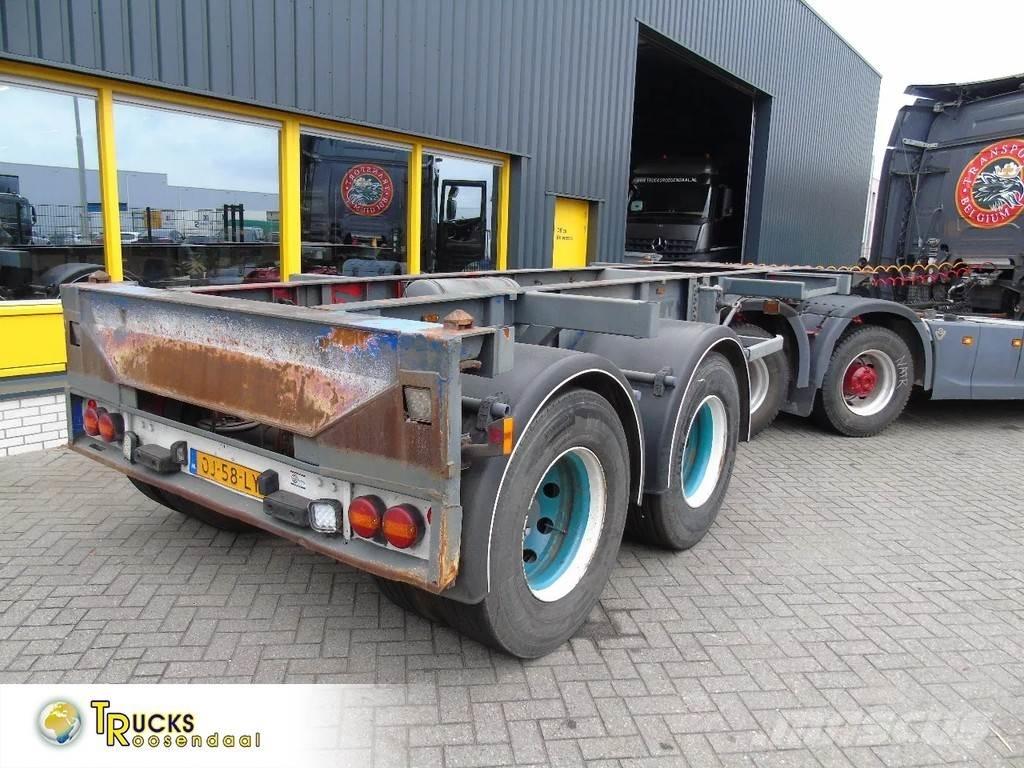  TR'AX 2 AXLE + 20FT Kontejnerske polprikolice