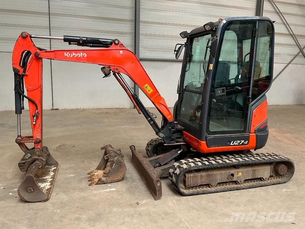 Kubota U 27-4 Mini bagri <7t