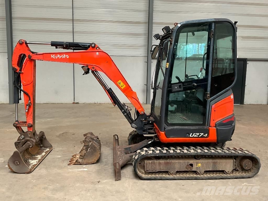 Kubota U 27-4 Mini bagri <7t
