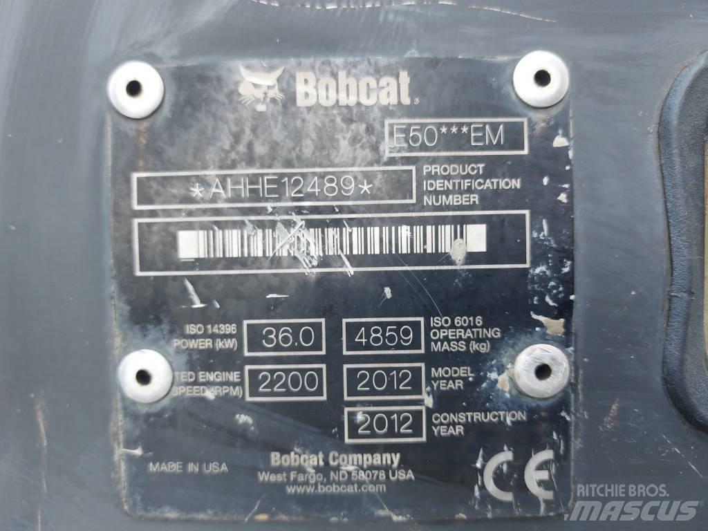 Bobcat E 50 EM Mini bagri <7t