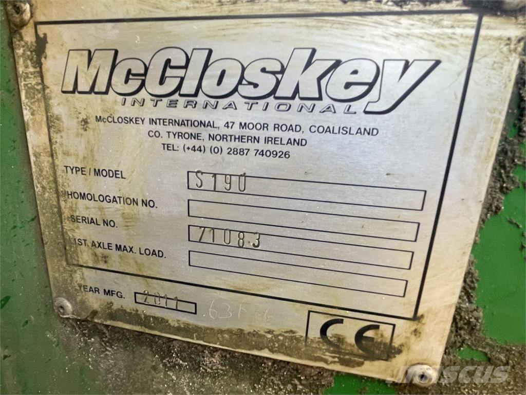 McCloskey S190 Vrtalne naprave za kamnolome