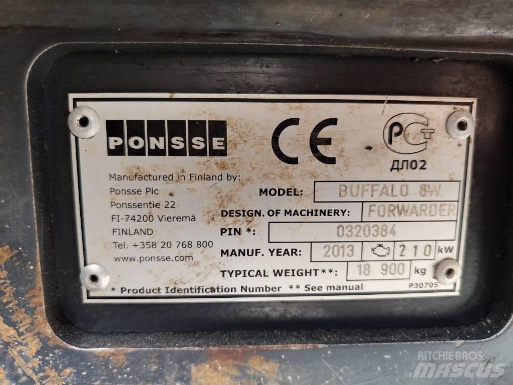 Ponsse Buffalo 8W Forwarderji