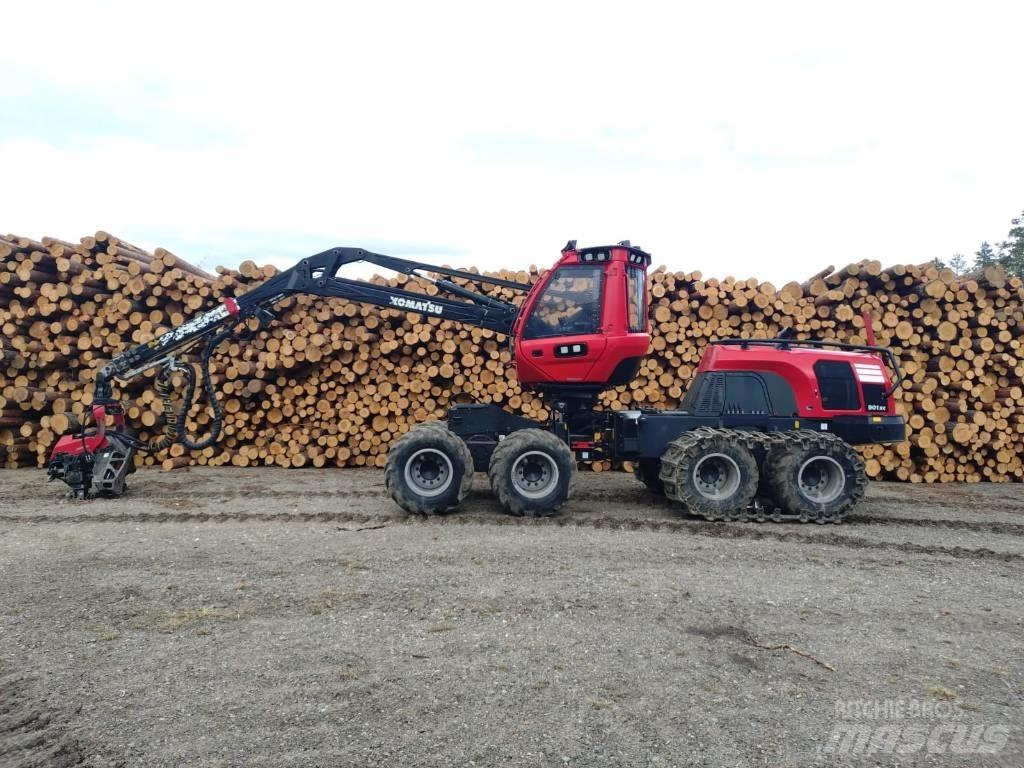 Komatsu 901 XC Harvesterji