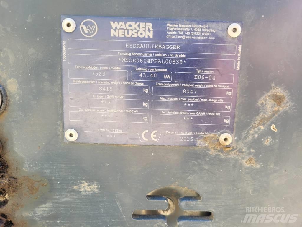 Neuson 75 Z 3 Midi bagri 7t – 12t