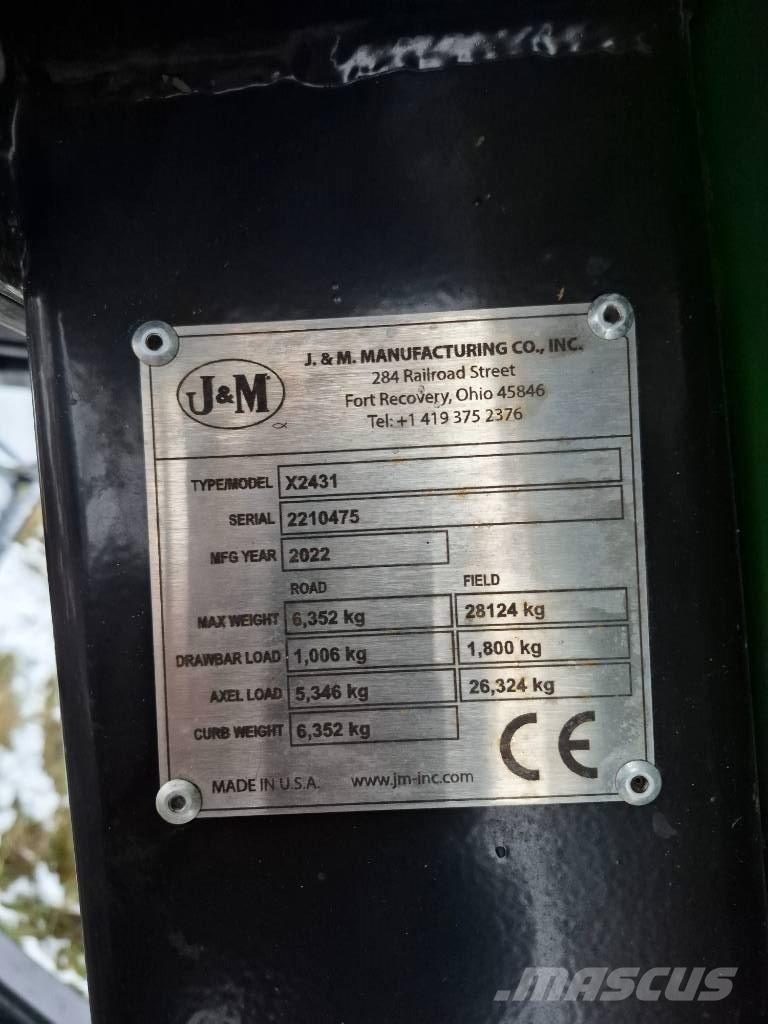 J&M X2431 Prikolice za žito