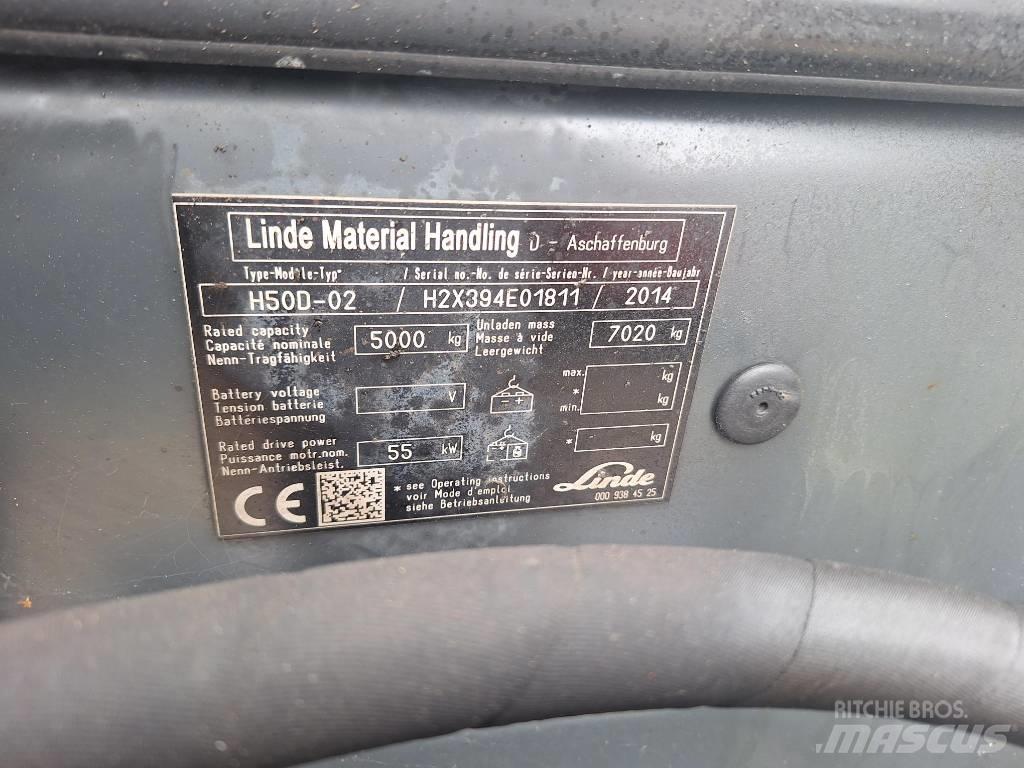 Linde H 50 D Dizelski viličarji