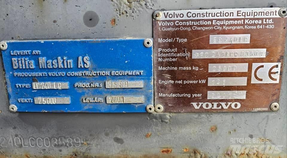 Volvo EC 240 LC Bagri goseničarji