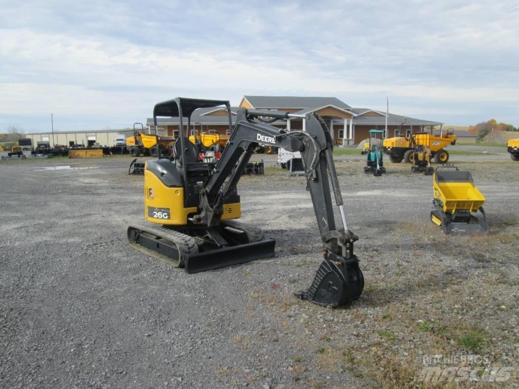 John Deere 26G Mini bagri <7t