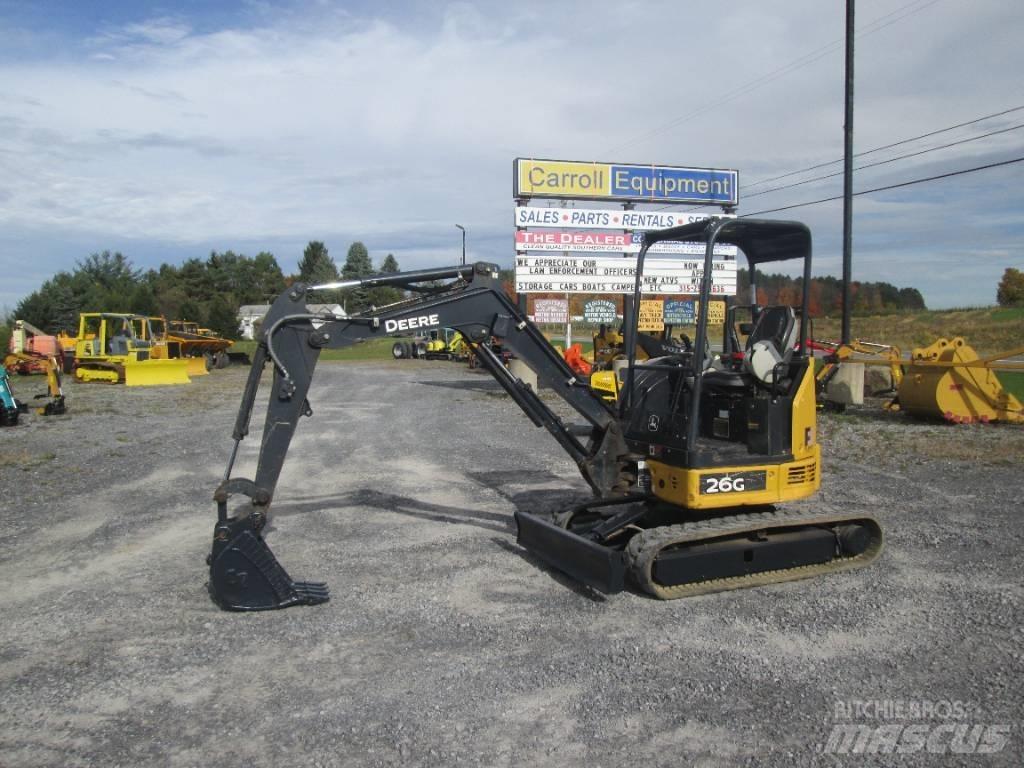 John Deere 26G Mini bagri <7t