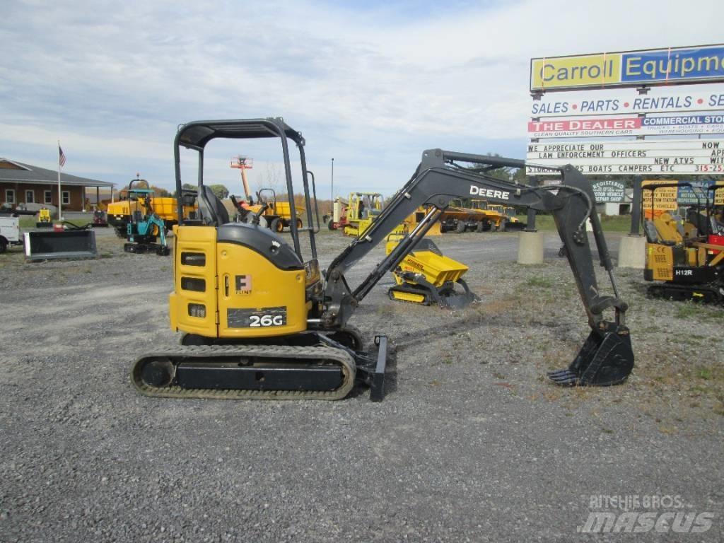 John Deere 26G Mini bagri <7t