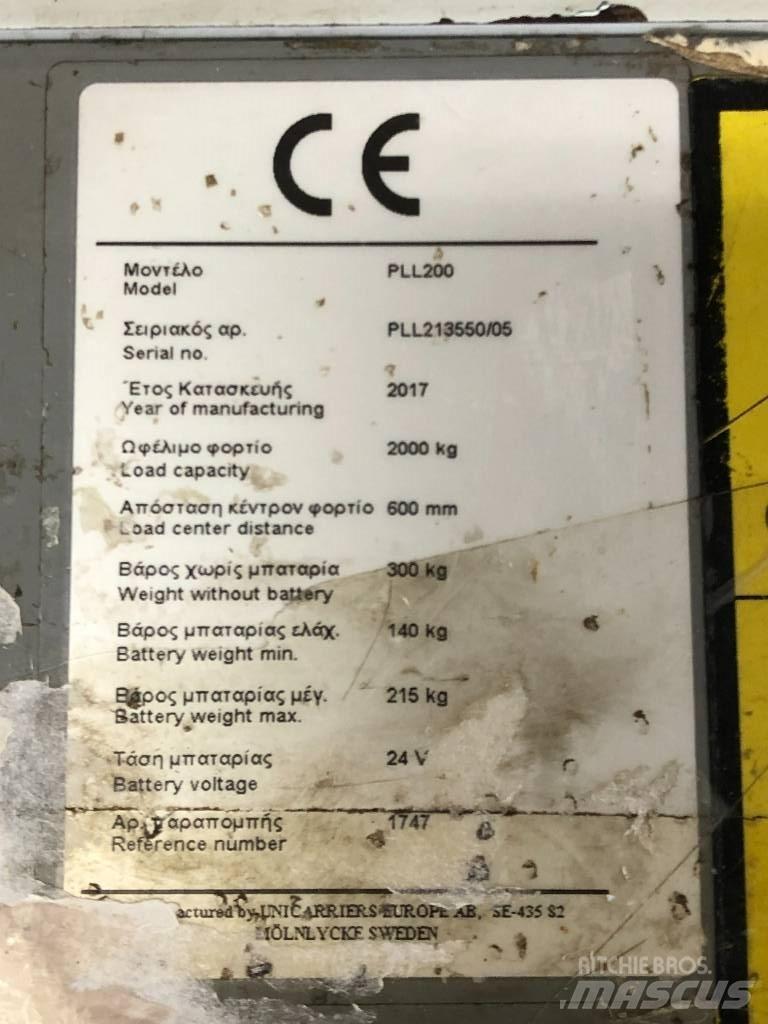Atlet PLL200 Ročni paletni viličarji