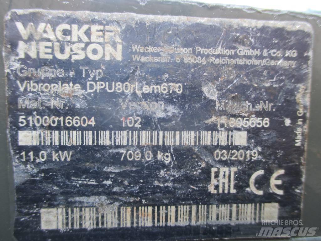 Wacker Neuson DPU 80 Vibro plošče