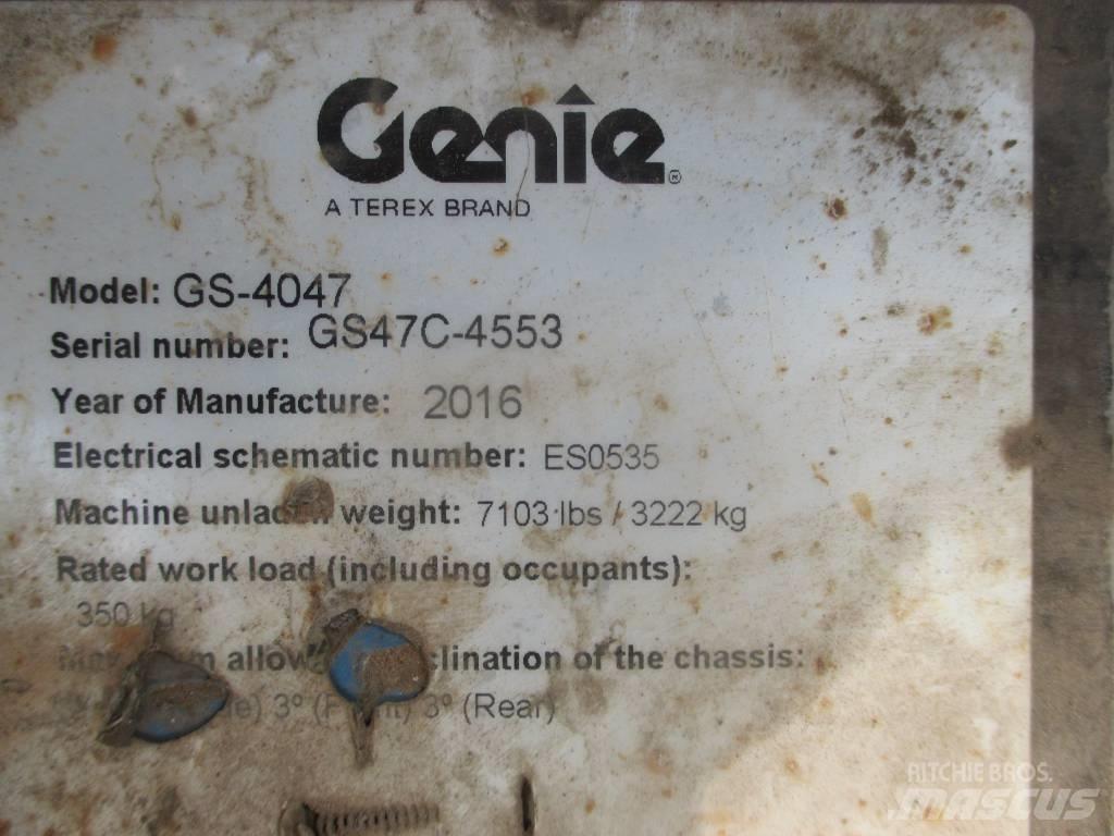 Genie GS 4047 Škarjaste dvižne ploščadi