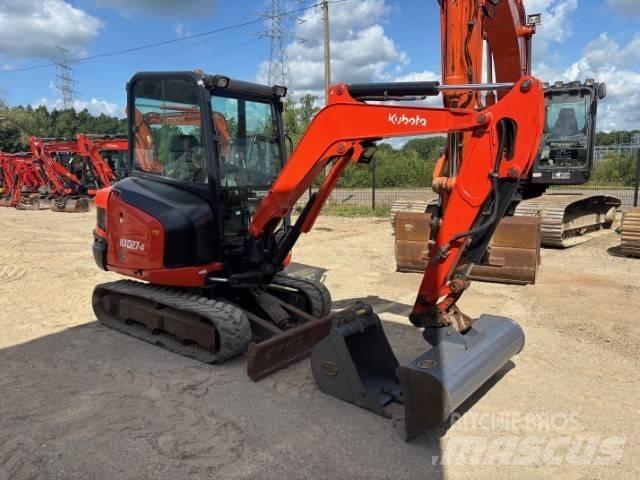 Kubota KX 027 Mini bagri <7t