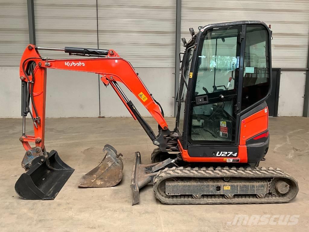 Kubota U 27-4 HI Mini bagri <7t