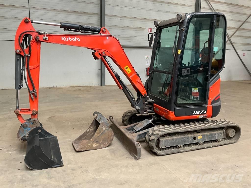 Kubota U 27-4 HI Mini bagri <7t