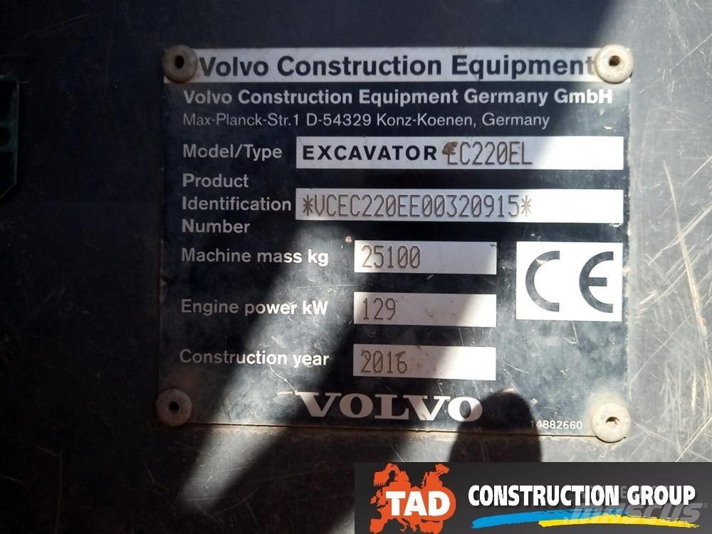 Volvo EC 220 EL Bagri goseničarji