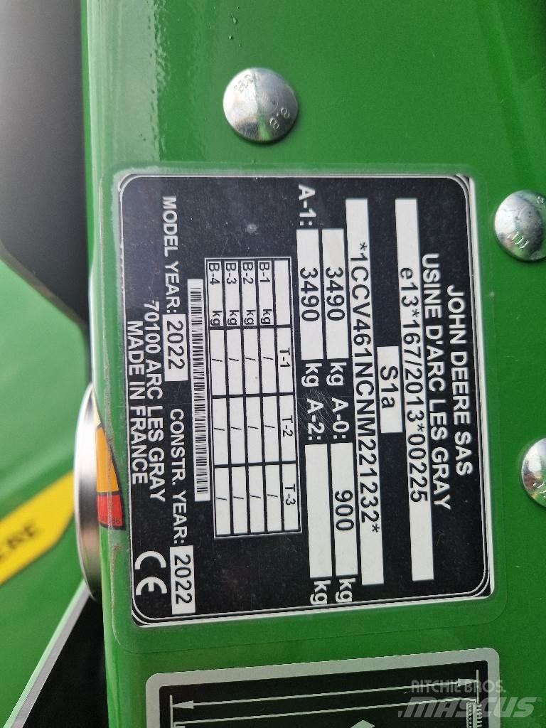 John Deere V461M Balirke (okrogle bale)