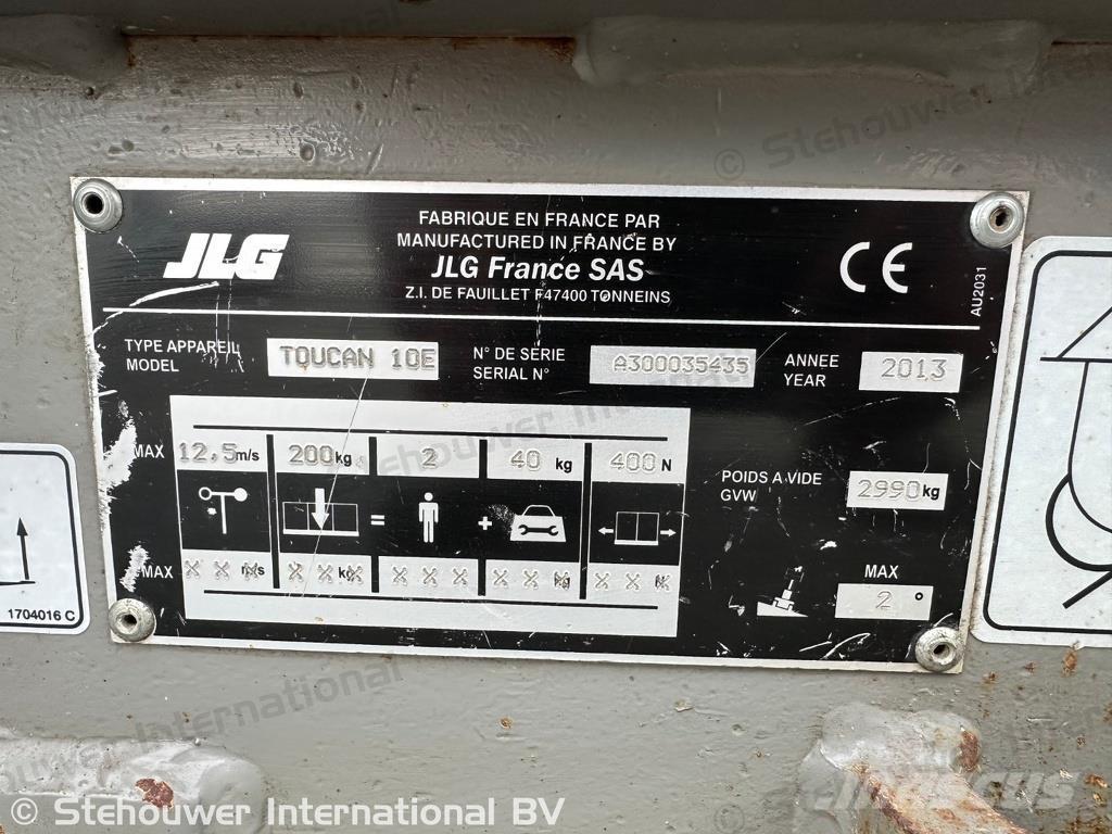 JLG Toucan 10E Druga dvigala in dvižne ploščadi