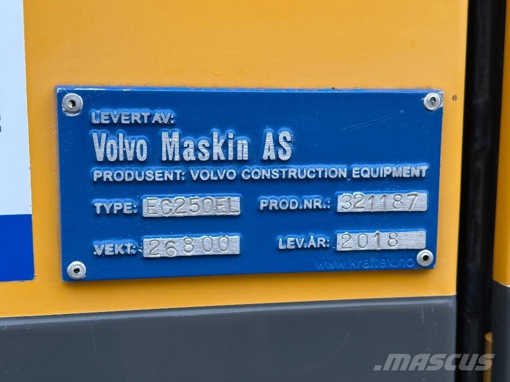 Volvo EC 250 EL Bagri goseničarji
