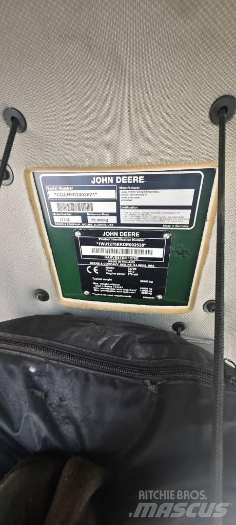 John Deere 1270 E Harvesterji