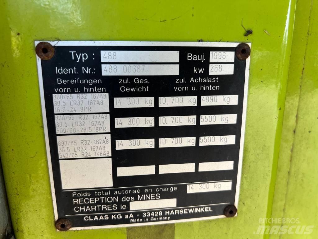 CLAAS Jaguar 840 Stroji za krmo na lastni pogon
