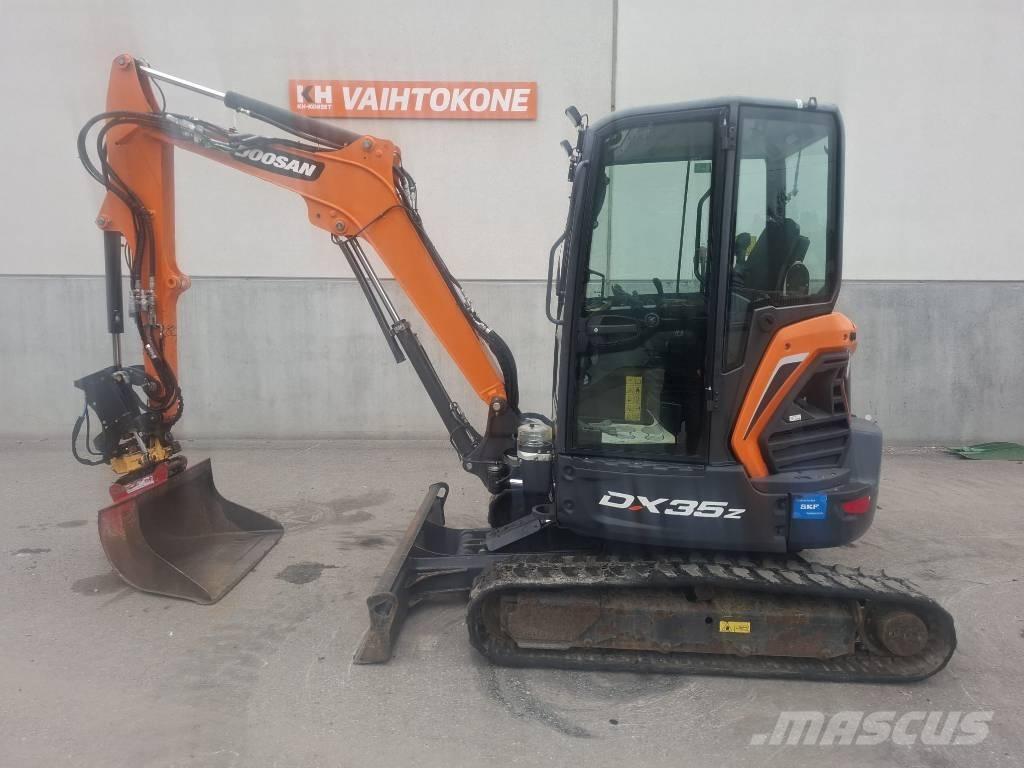 Doosan DX 35 Z Mini bagri <7t