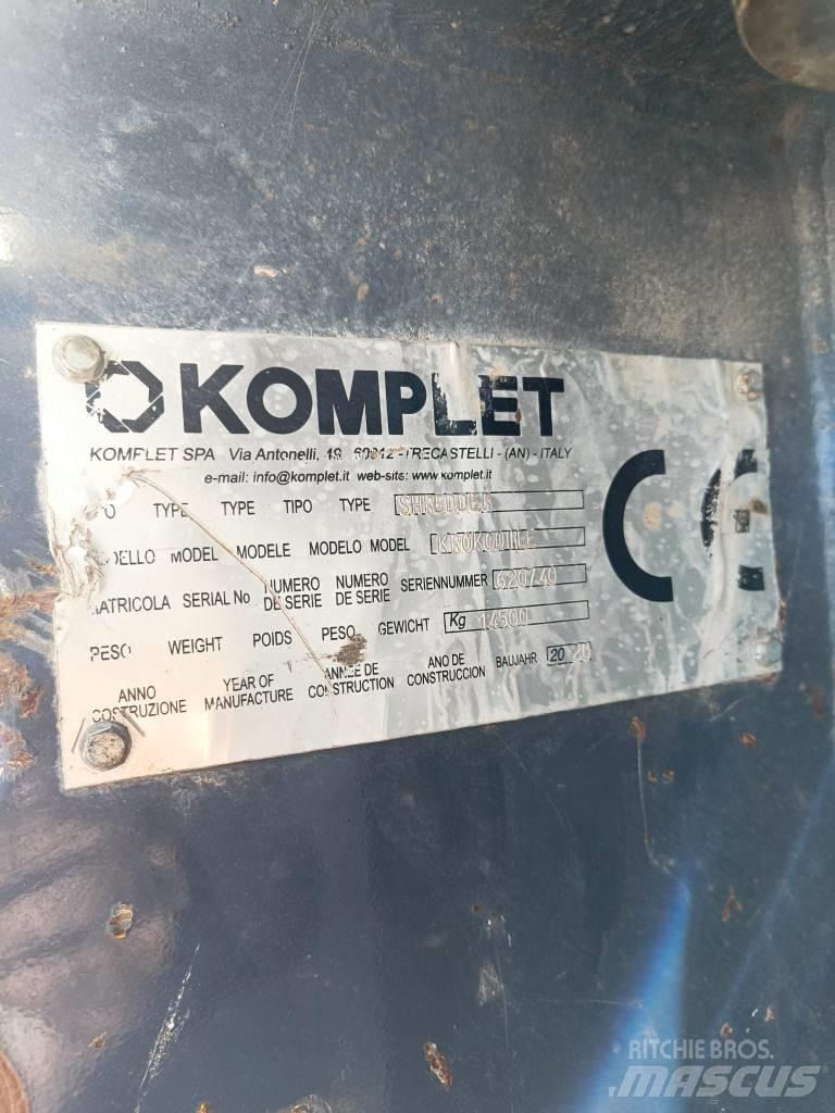 Komplet Krokodile Stroji za razrez odpada