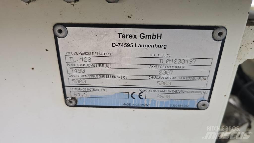 Terex TL 120 Kolesni nakladalci