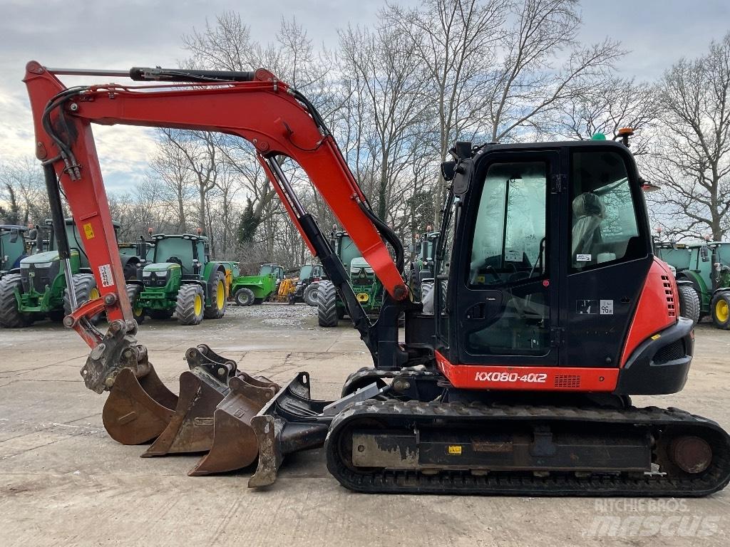 KUBOTA KX080 Midi bagri 7t – 12t