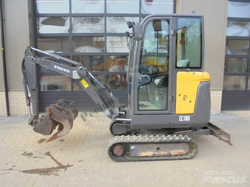 Volvo EC 18 D Mini bagri <7t