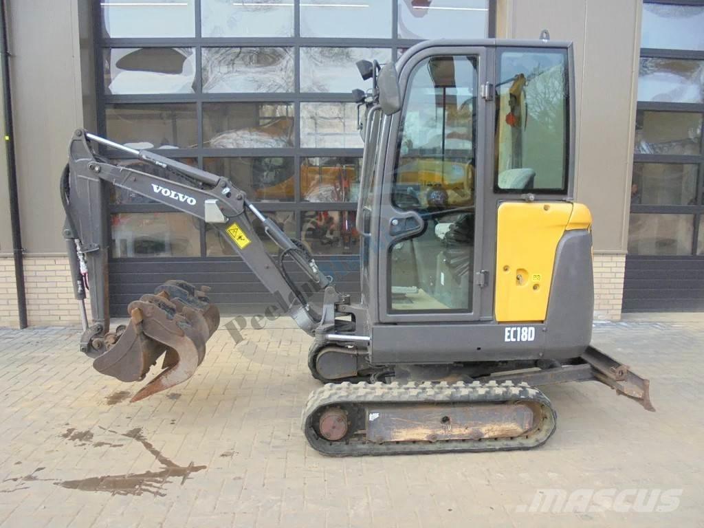 Volvo EC 18 D Mini bagri <7t